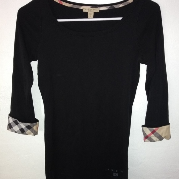 burberry long sleeve women's